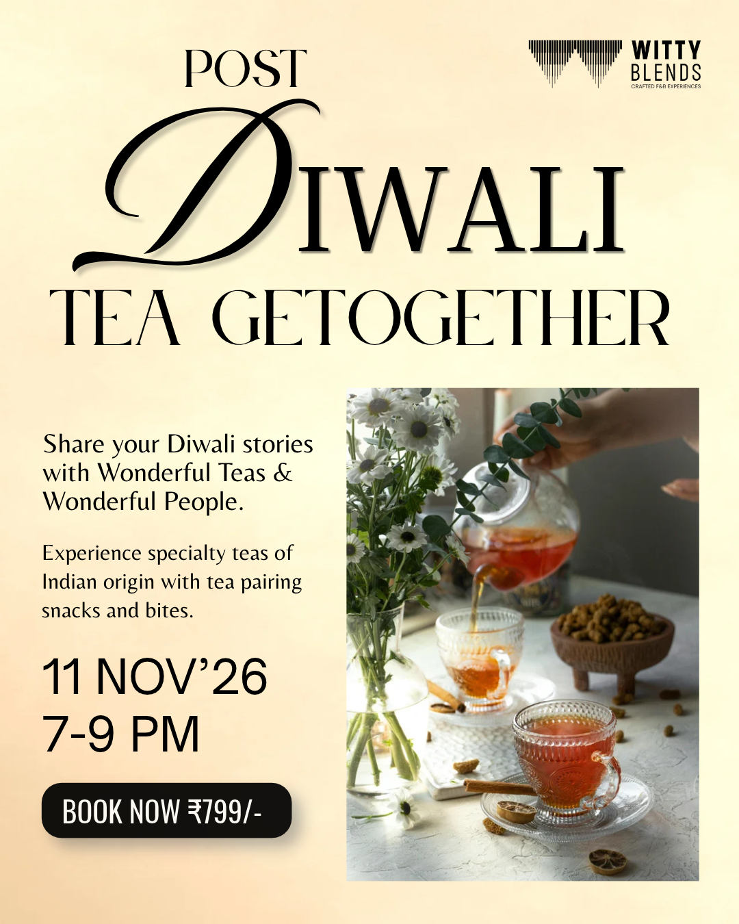 Post Diwali Tea Getogether | 11 Nov 2026